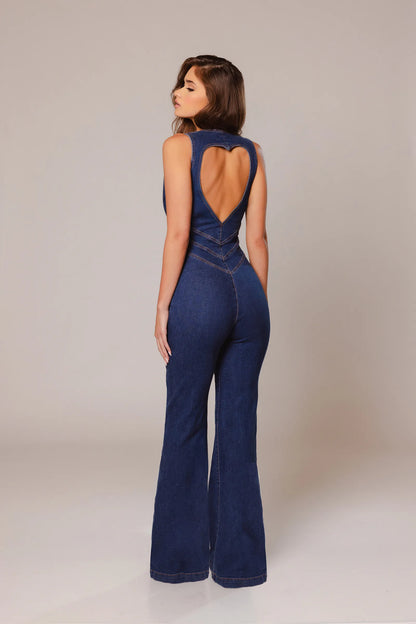 Heartthrob Denim Jumpsuit