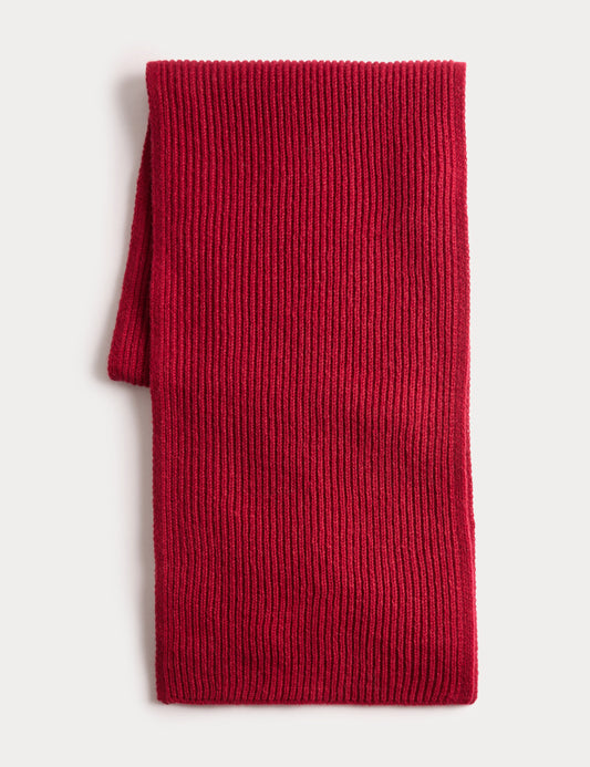 Ribbed Knit Scarf